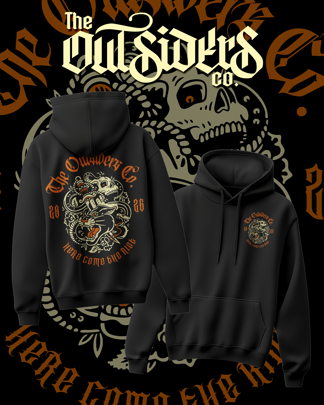 Poleron Hoodie Here Come the Riot