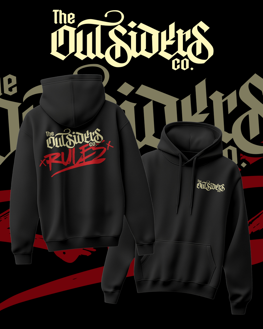 Poleron Hoodie The Outsiders Rules
