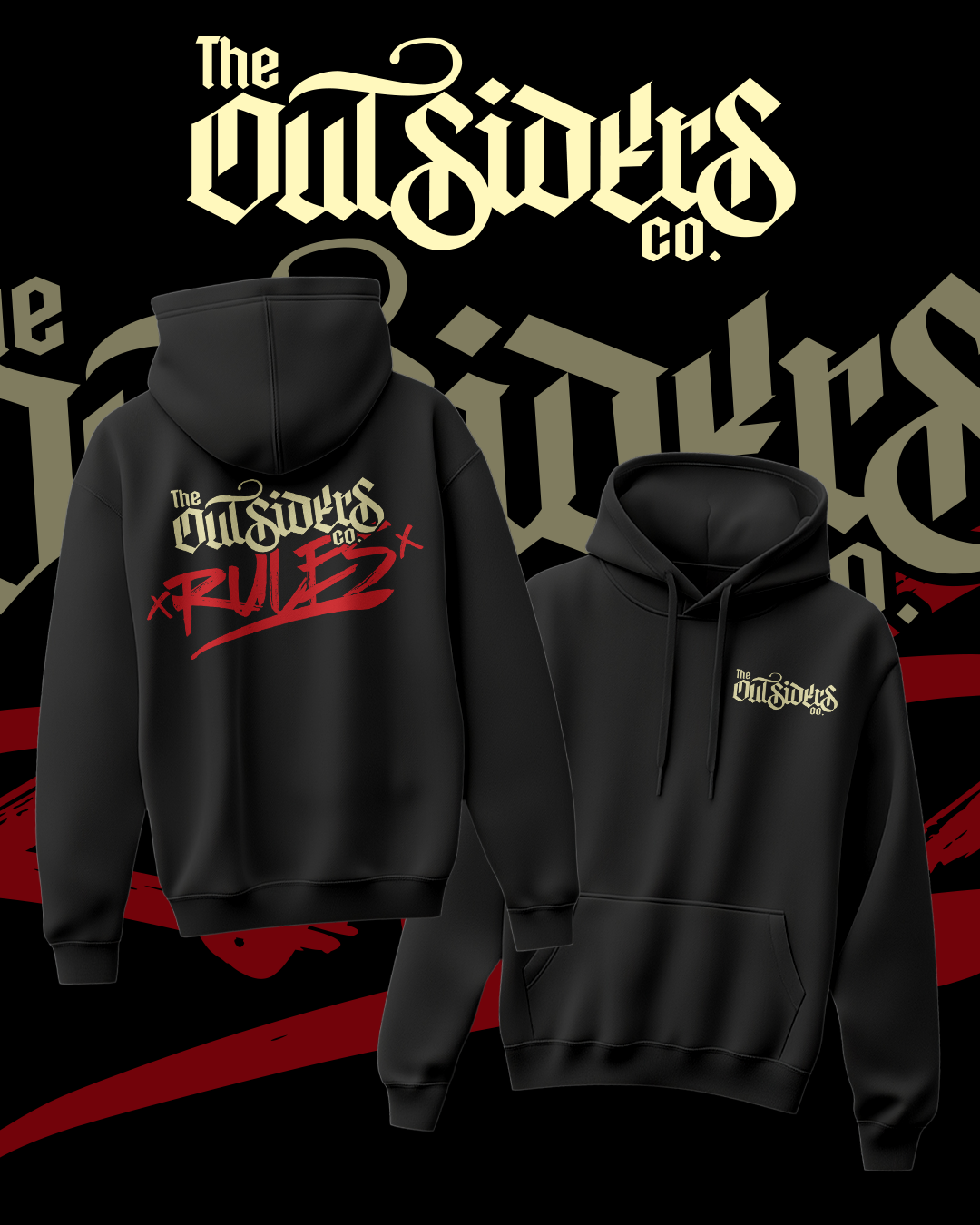 Poleron Hoodie The Outsiders Rules